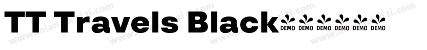 TT Travels Black字体转换